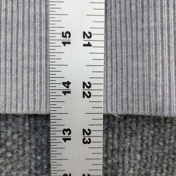 Babaton Women's Pullover Knit Sweater Gray Medium Raglan Sleeve Merino Wool - Picture 12 of 13